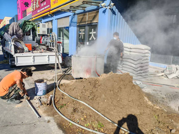 得荣顶管注浆加固